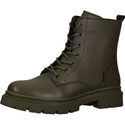 Hochwertige BULLBOXER Stiefelette Schnürschuhe für Damen 610504E6LC KAKA Grün - weiblich - Size: 38 Hochwertige BULLBOXER Stiefelette Schnürschuhe für Damen 610504E6LC KAKA Grün - weiblich - Size: 38