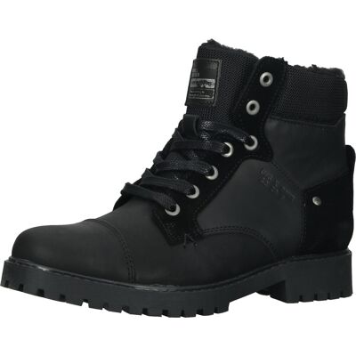 Hochwertige BULLBOXER Stiefelette Schnürschuhe für Jungen ALL518E6LA BKBKK Schwarz - neutral - Size: 35 Hochwertige BULLBOXER Stiefelette Schnürschuhe für Jungen ALL518E6LA BKBKK Schwarz - neutral - Size: 35