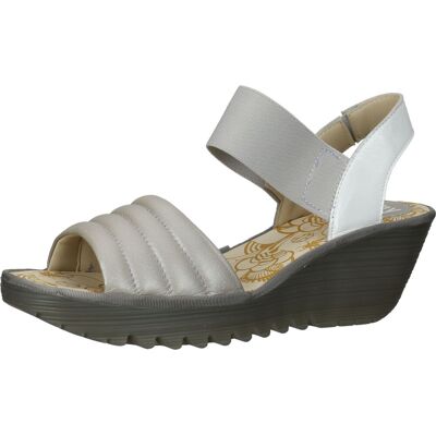 Bequeme FLY London Sandalen Schlupfschuhe für Damen P501414 001 Silber - weiblich - Size: 40 Bequeme FLY London Sandalen Schlupfschuhe für Damen P501414 001 Silber - weiblich - Size: 40