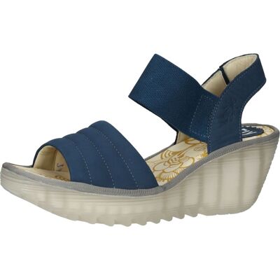Elegante FLY London Sandalen Schlupfschuhe für Damen P501414 002 Blau - weiblich - Size: 41 Elegante FLY London Sandalen Schlupfschuhe für Damen P501414 002 Blau - weiblich - Size: 41