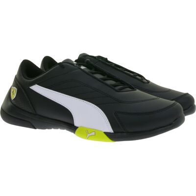PUMA X Scuderia Ferrari SF Kart Cat III Damen oder Kinder Sneaker mit Ferrari-Logo Motorsport-Schuhe 306219 05 Schwarz/Weiß - neutral - Size: 37 1/2 PUMA X Scuderia Ferrari SF Kart Cat III Damen oder Kinder Sneaker mit Ferrari-Logo Motorsport-Schuhe 306219 05 Schwarz/Weiß - neutral - Size: 37 1/2