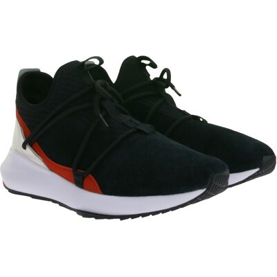 PUMA X Scuderia Ferrari SF Evo Cat II Suede LS Damen oder Herren Sneaker mit Ferrari-Logo Motorsport Leder-Schuhe 306373 01 Schwarz/Weiß/Rot - neutral - Size: 36 PUMA X Scuderia Ferrari SF Evo Cat II Suede LS Damen oder Herren Sneaker mit Ferrari-Logo Motorsport Leder-Schuhe 306373 01 Schwarz/Weiß/Rot - neutral - Size: 36