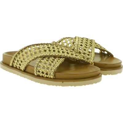 modische INUOVO Damen Echtleder-Pantoletten mit flexibler Laufsohle Schlupf-Schuhe 396052 Braun - weiblich - Size: 36 modische INUOVO Damen Echtleder-Pantoletten mit flexibler Laufsohle Schlupf-Schuhe 396052 Braun - weiblich - Size: 36
