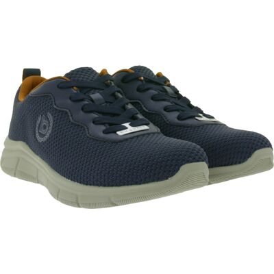 bugatti Herren Low-Top Sneaker Schnür-Schuhe mit Label-Logo City-Schuhe 345-AFA15-6900 Blau - männlich - Size: 42 bugatti Herren Low-Top Sneaker Schnür-Schuhe mit Label-Logo City-Schuhe 345-AFA15-6900 Blau - männlich - Size: 42