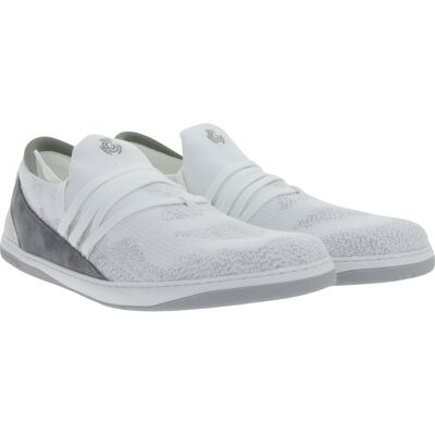 minimalistische GROUNDIES Barfußschuhe Osaka Herren Low-Top Sneaker mit TrueSense Sohle Schnür-Schuhe GND-280262-02 Weiß/Grau - männlich - Size: 46 minimalistische GROUNDIES Barfußschuhe Osaka Herren Low-Top Sneaker mit TrueSense Sohle Schnür-Schuhe GND-280262-02 Weiß/Grau - männlich - Size: 46