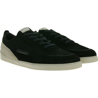 urbane GROUNDIES Barfußschuhe Zurich Herren Low-Top Echtleder Sneaker mit TrueSense Sohle Schnür-Schuhe GND-270260-01 Schwarz/Beige - männlich - Size: 45 urbane GROUNDIES Barfußschuhe Zurich Herren Low-Top Echtleder Sneaker mit TrueSense Sohle Schnür-Schuhe GND-270260-01 Schwarz/Beige - männlich - Size: 45
