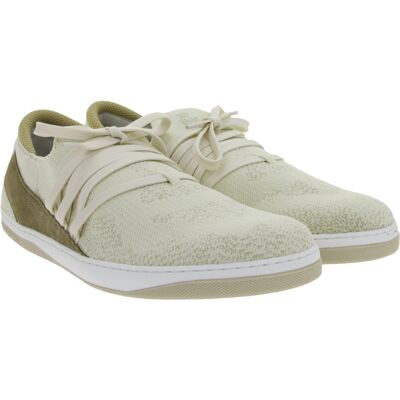 flexible GROUNDIES Barfußschuhe Osaka Damen Low-Top Sneaker mit TrueSense Sohle Schnür-Schuhe GND-180262-03 Beige - weiblich - Size: 42 flexible GROUNDIES Barfußschuhe Osaka Damen Low-Top Sneaker mit TrueSense Sohle Schnür-Schuhe GND-180262-03 Beige - weiblich - Size: 42