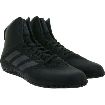 adidas Mat Wizard 4 Herren Wrestling-Schuhe mit atmungsaktiver Mesh-Konstruktion Hallen-Schuhe Große Größen AC6971 Schwarz - männlich - Size: 50 adidas Mat Wizard 4 Herren Wrestling-Schuhe mit atmungsaktiver Mesh-Konstruktion Hallen-Schuhe Große Größen AC6971 Schwarz - männlich - Size: 50