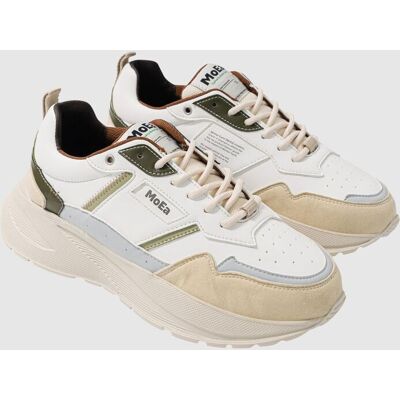 lässige MoEa Unisex Sneaker Weiß - neutral - Size: 39 lässige MoEa Unisex Sneaker Weiß - neutral - Size: 39
