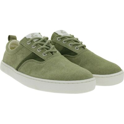 leichte GROUNDIES Barfußschuhe La Paz Damen Low-Top Mesh-Sneaker mit TrueSense Sohle nachhaltige und vegane Schnür-Schuhe GND-130264-10 Khaki - weiblich - Size: 42 leichte GROUNDIES Barfußschuhe La Paz Damen Low-Top Mesh-Sneaker mit TrueSense Sohle nachhaltige und vegane Schnür-Schuhe GND-130264-10 Khaki - weiblich - Size: 42