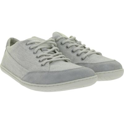 klassische GROUNDIES Barfußschuhe Amsterdam Damen Turnschuhe mit TrueSense Sohle Echtleder-Schuhe GND-110179-16 Hellgrau - weiblich - Size: 39 klassische GROUNDIES Barfußschuhe Amsterdam Damen Turnschuhe mit TrueSense Sohle Echtleder-Schuhe GND-110179-16 Hellgrau - weiblich - Size: 39