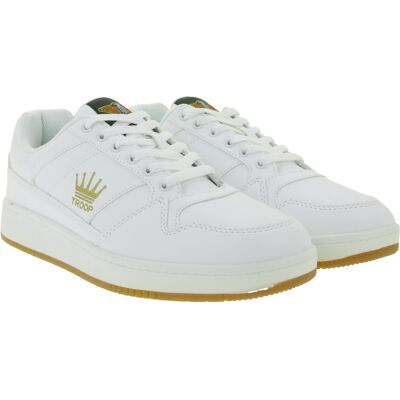WORLD OF TROOP Destroyer Low Herren Low-Top-Sneaker Damen Retro Turnschuhe Sneaker 3PP0150101 1177 CA Weiß - neutral - Size: 37 WORLD OF TROOP Destroyer Low Herren Low-Top-Sneaker Damen Retro Turnschuhe Sneaker 3PP0150101 1177 CA Weiß - neutral - Size: 37