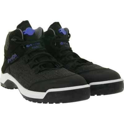 PYTHON Fresh 4.0 Coolingtong Herren Sicherheits-Schuhe kühlende Arbeits-Schuhe mit Echtleder und Memory-Foam Schutzklasse S1P PS5303 Schwarz/Grau - männlich - Size: 40 PYTHON Fresh 4.0 Coolingtong Herren Sicherheits-Schuhe kühlende Arbeits-Schuhe mit Echtleder und Memory-Foam Schutzklasse S1P PS5303 Schwarz/Grau - männlich - Size: 40