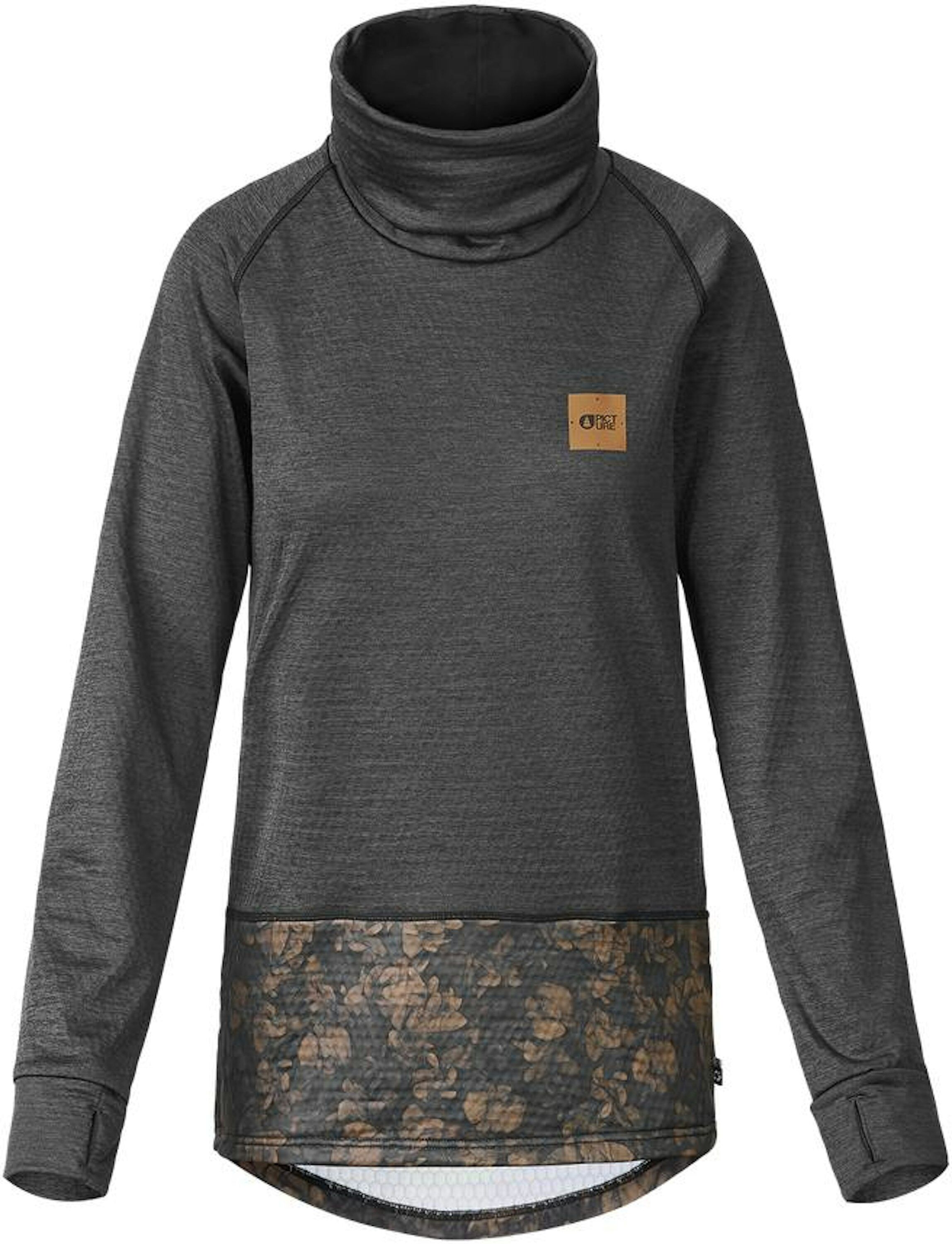 Picture Organic Clothing Women's Blossom Grid Fleece M Black