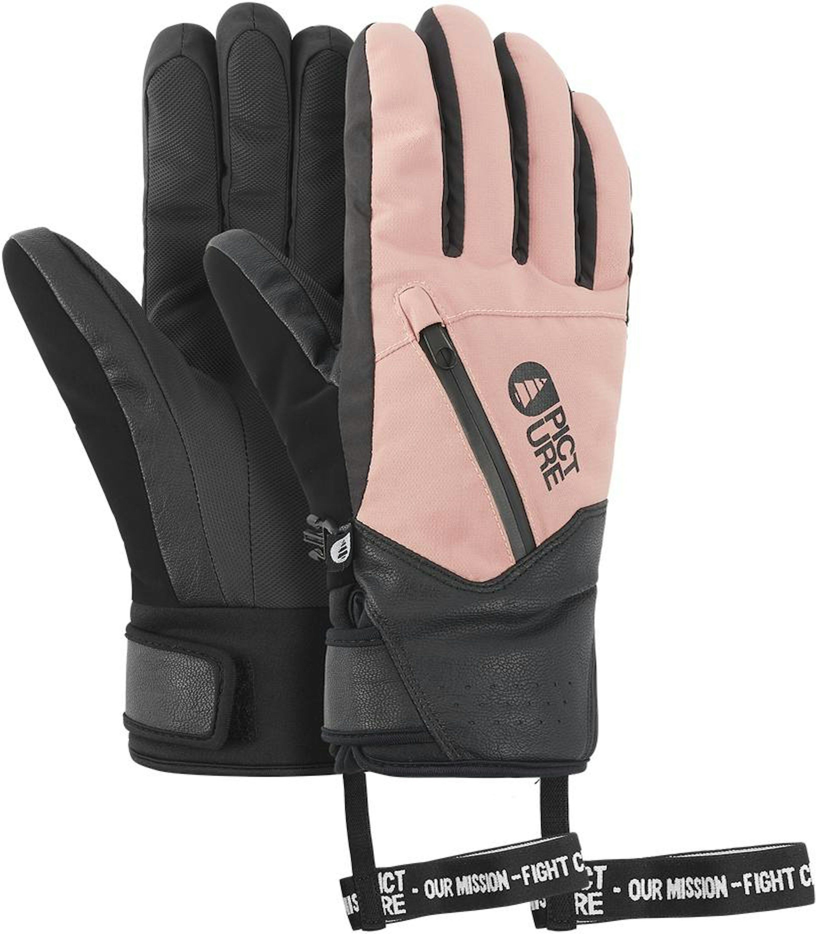 Picture Organic Clothing Women's Kakisa Gloves 6 Pink Rose