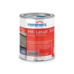 Remmers HK-Lasur 3in1 Grey-Protect, graphitgrau (FT-25416), 0.75 l