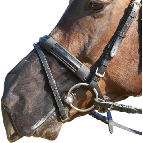 BUSSE Nüsternschutz Fly Protector Schwarz WB kavalio - für mich und mein Pferd - Schwarz
