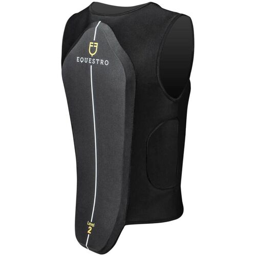 Equestro Rückenprotektor Erwachsene Level 2 Schutzweste Schwarz 158/167 cm kavalio - für mich und mein Pferd - Schwarz