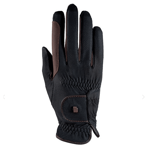 Roeckl Reithandschuhe Malta Handschuh Schwarz/Mokka 6 kavalio - für mich und mein Pferd - Schwarz/Mokka