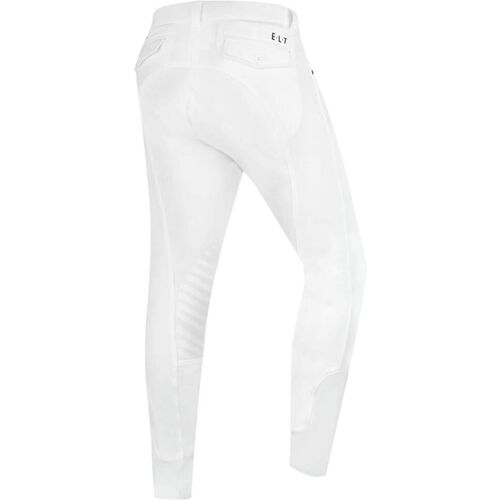E.L.T Reithose Herren Mailo Knie Silikon Herrenreithose Weiß 56 kavalio - für mich und mein Pferd - Weiß