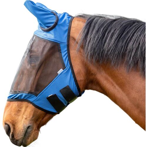 BUSSE Fliegenmaske Fly Guard II Fly Mask Blau Pony kavalio - für mich und mein Pferd - Blau