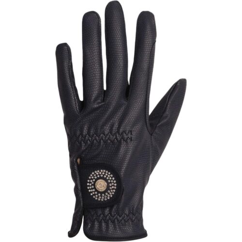 Kentucky Horsewear Reithandschuhe Glitter mit Grip Handschuhe Navy 9 1/2 kavalio - für mich und mein Pferd - Navy