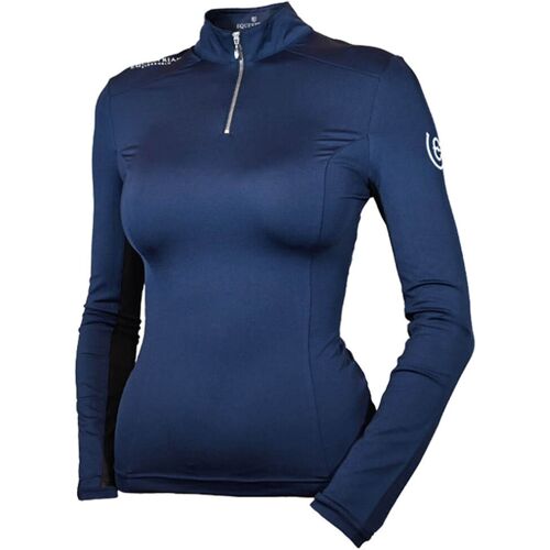 Equestrian Stockholm Baselayer Damen Air Breeze Midnight Blue Longsleeve XXS kavalio - für mich und mein Pferd
