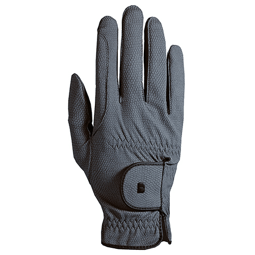 Roeckl Reithandschuh Roeck-Grip Handschuh Anthrazit 8 1/2 kavalio - für mich und mein Pferd - Anthrazit