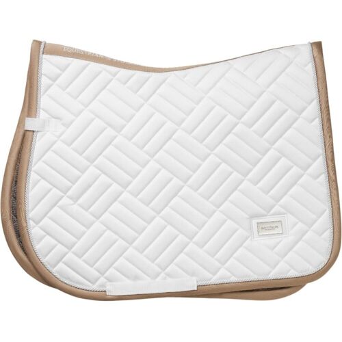 Equestrian Stockholm Springschabracke Modern White Sand Kollektion Schabracke Weiß Cob kavalio - für mich und mein Pferd - Weiß