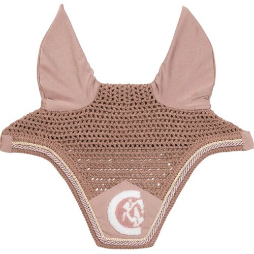 Kentucky Horsewear Fliegenmütze Wellington 3D Logo Rope Fliegenohren Old Rose Full kavalio - für mich und mein Pferd - Old Rose