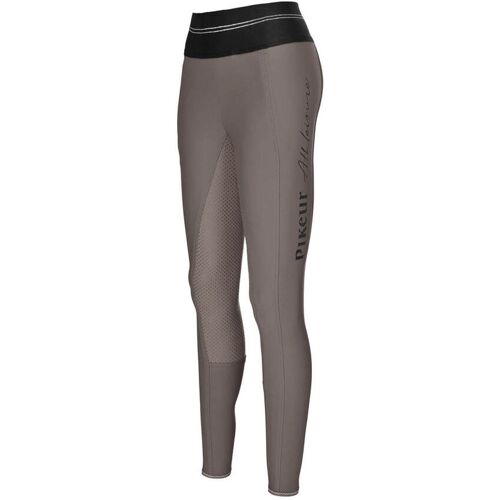 Pikeur Reitleggings Damen Full- Grip Gia Grip Athleisure Ganzbesatz Fossil 68 kavalio - für mich und mein Pferd - Fossil