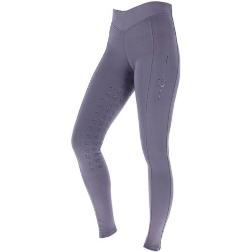 Covalliero Reitleggings Damen Full-Grip ClassicStar Damenreitleggings Vollbesatz Graphite 40/42 kavalio - für mich und mein Pferd - Graphite