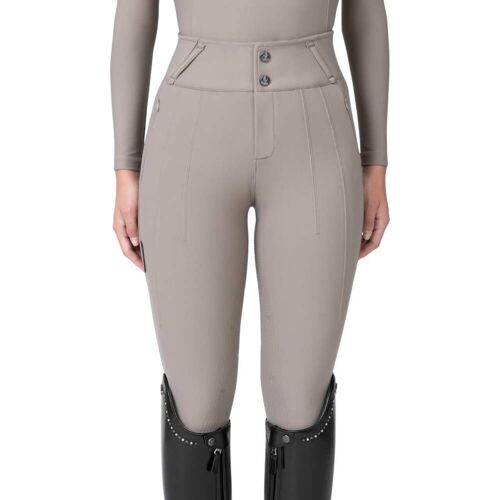 Maximilian Equestrian Reithose Damen Full-Grip Vision Hose Taupe M kavalio - für mich und mein Pferd - Taupe