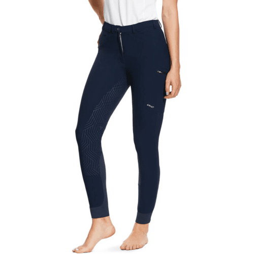 Ariat Reithose Damen Breeches Triton Full Grip Vollbesatz Damenreithose Navy 34L kavalio - für mich und mein Pferd - Navy