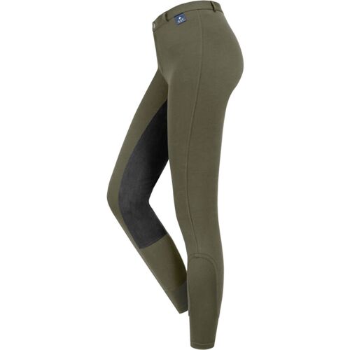E.L.T Reithose Kids Fun Sport Kinderreithose Khaki/Grau 134 kavalio - für mich und mein Pferd - Khaki/Grau