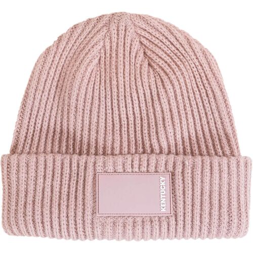 Kentucky Horsewear Mütze Unisex Beanie mit gummiertem Logo Old Rose Onesize kavalio - für mich und mein Pferd - Old Rose