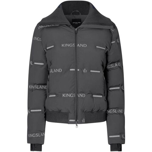 Kingsland Reflektierende Jacke Damen KLVarsin Ladies Reflective Jacket HW 2024 Grey Forged Iron S kavalio - für mich und mein Pferd - Grey Forged Iron