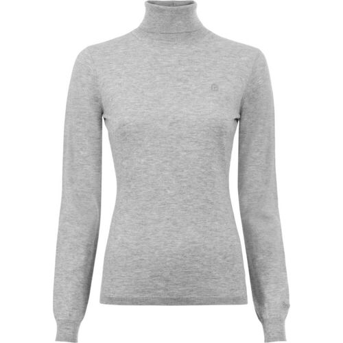 Cavallo Rollkragenpullover Damen Cavalradina HW 2025 Pullover Grey Melange 40 kavalio - für mich und mein Pferd - Grey Melange