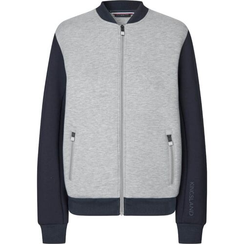Kingsland Bomberjacke Unisex KLNoa FS25 Jacke Light Grey Melange M kavalio - für mich und mein Pferd - Light Grey Melange