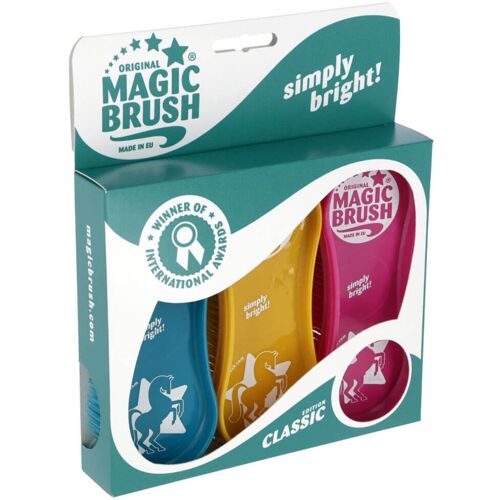 Magic Brush Pferdebürsten Set Putzbürsten Striegel Classic