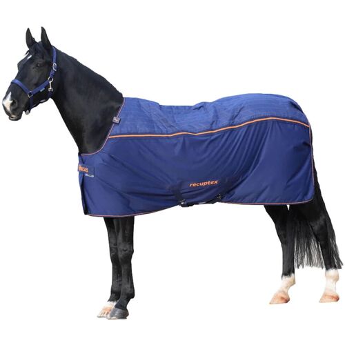 Bucas Therapiedecke Cooler Rug Therapy Navy/Orange 165 kavalio - für mich und mein Pferd - Navy/Orange