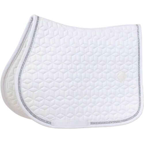 Kentucky Horsewear Schabracke Springen Glitter Rope Springschabracke Weiß Full kavalio - für mich und mein Pferd - Weiß