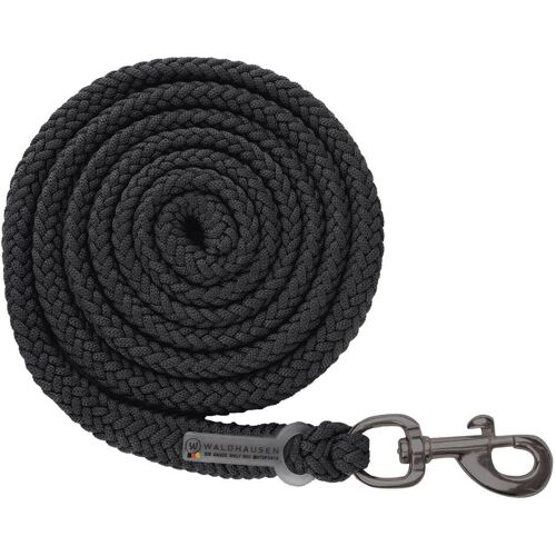 Waldhausen Anbindestrick Modern Rosé mit Karabinerhaken Schwarz/Anthrazit kavalio - für mich und mein Pferd - Schwarz/Anthrazit
