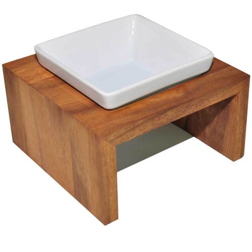 Wolters Einzelnapf Meshidai True Futterstation Teak XS 1x 0,2 l kavalio - für mich und mein Pferd - Teak