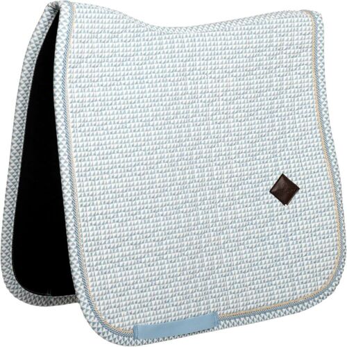 Kentucky Horsewear Dressurschabracke Velvet Printing Schabracke Hellblau Cob kavalio - für mich und mein Pferd - Hellblau