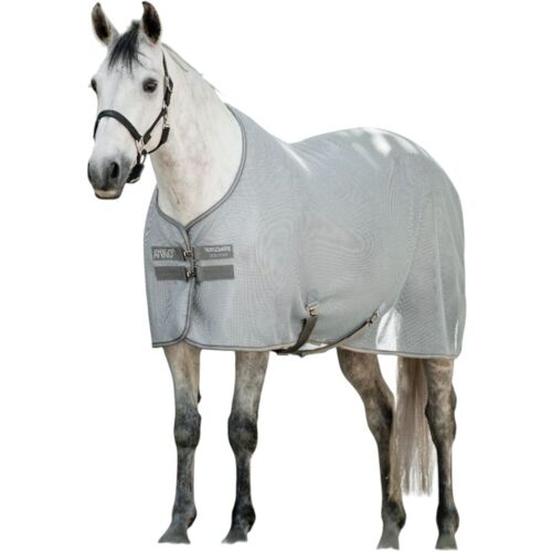 Horseware Ireland Fliegendecke Amigo AirNet Cooler Abschwitzdecke Heather Blue/Titanium Grey & Silver 115 cm kavalio - für mich und mein Pferd - Heather Blue/Titanium Grey & Silver