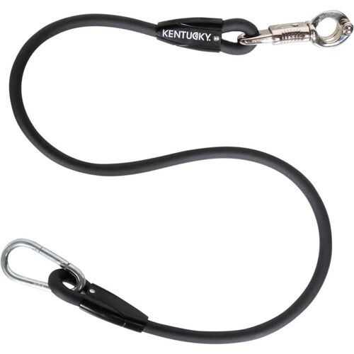 Kentucky Horsewear Hängerstrick & Anbindeplatzstrick Silikon Schwarz kavalio - für mich und mein Pferd - Schwarz