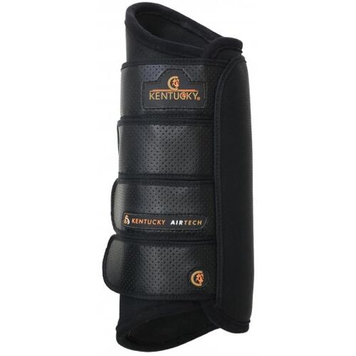 Kentucky Horsewear Geländegamaschen Air Tech Hinterbein Gamaschen Schwarz Full kavalio - für mich und mein Pferd - Schwarz
