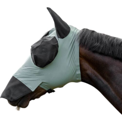 BUSSE Fliegenmaske Twin Fit Flexi Plus Fliegenschutz Olive XWB kavalio - für mich und mein Pferd - Olive