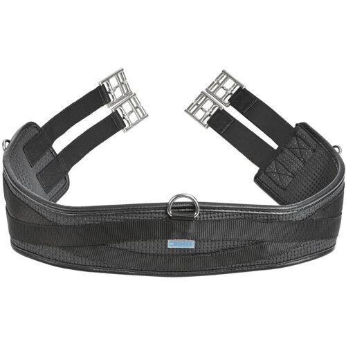 BUSSE Sattelgurt Vinyl-Gel-Long D elastisch Langgurt Schwarz kavalio - für mich und mein Pferd - Schwarz